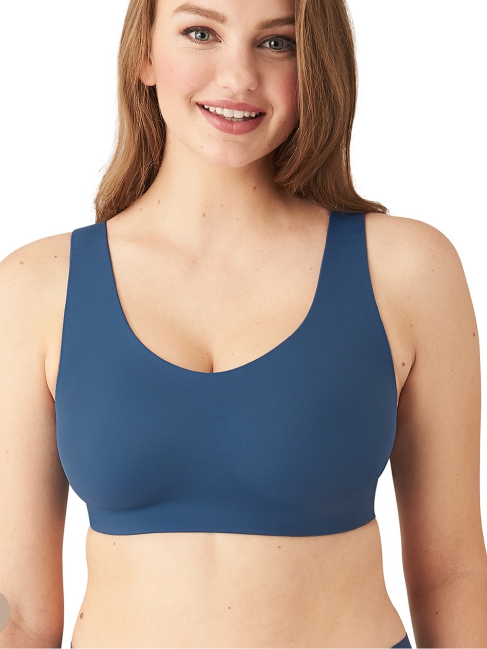 Wacoal Flawless Comfort Wire free Bra Blue  Women’s 852226 Size XL D/DD